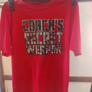 Red coach's secret weapon starter shirt size 18